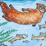 Kids' River Otter Trucker